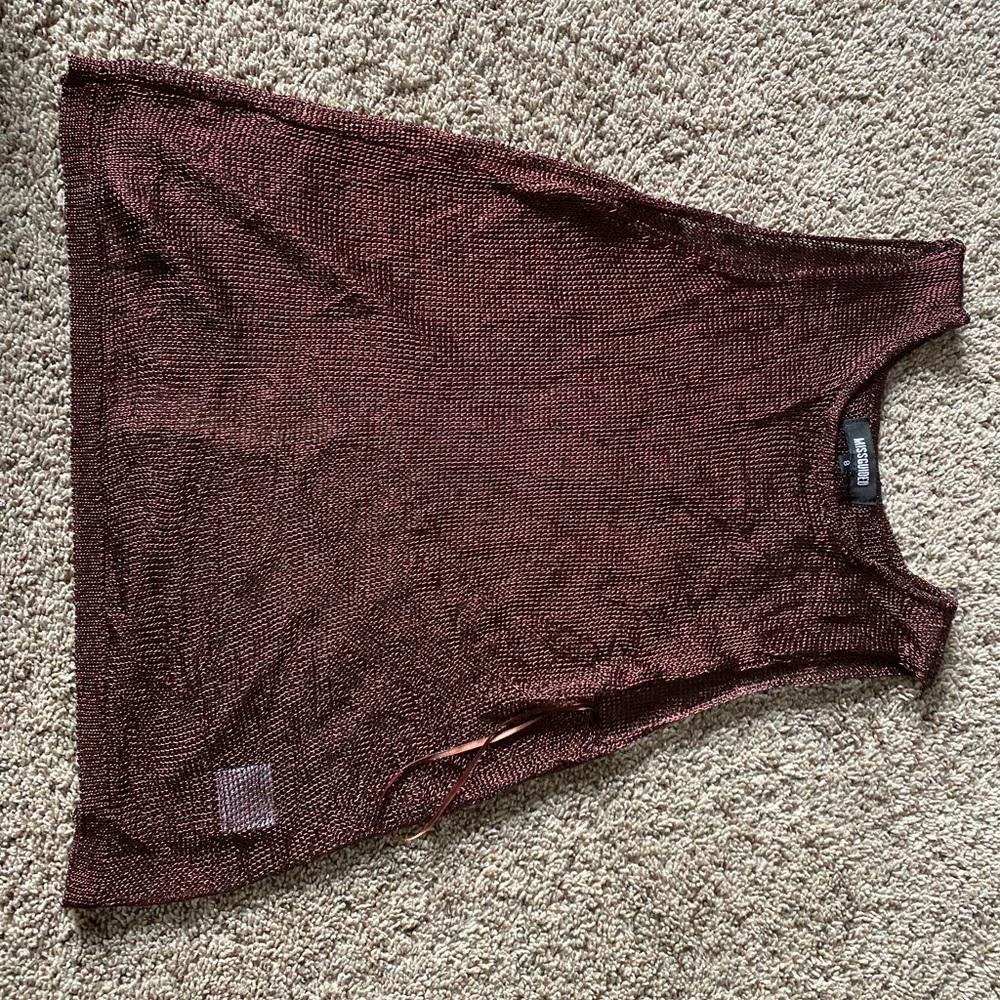 MissGuided mesh top open back